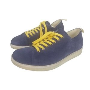 Panchic men's low sneakers LACE-UP SHOE MICROFIBRE, Size‎ 12 Blue